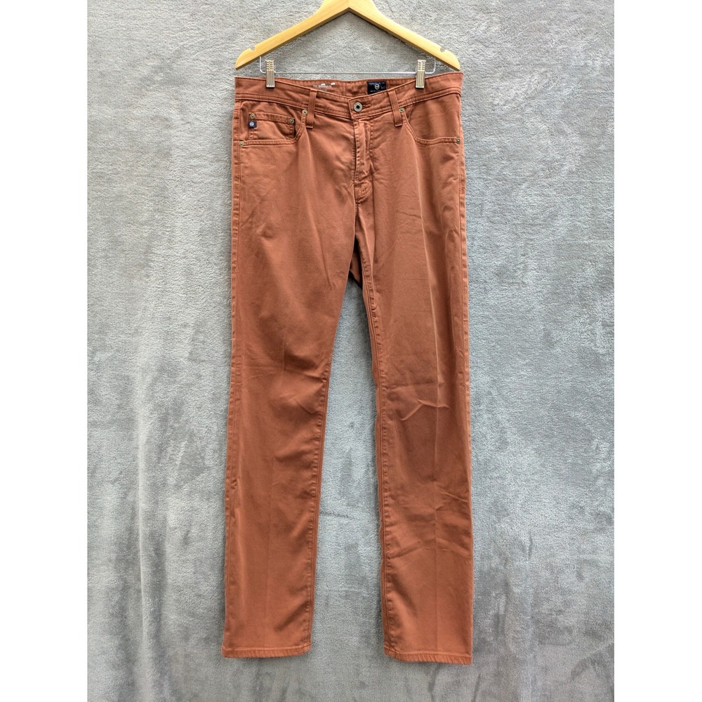 Earthcore AG Adriano Goldschmied The Graduate Pants Mens 34 Burnt Orange Chino